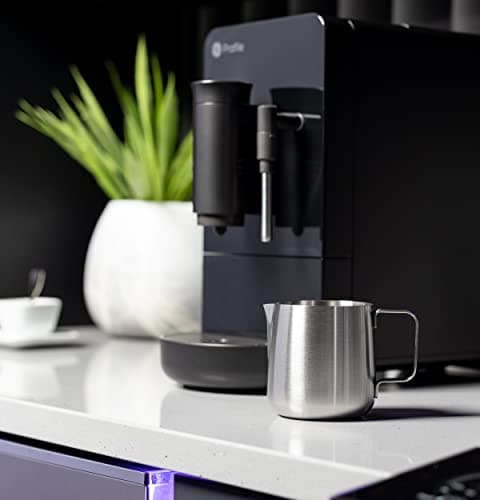 Profile GE Automatic Espresso Machine + Milk Frother | Brew in 90 Seconds | 20 Bar Pump Pressure for Balanced Extraction | Five Adjustable Grind Size Levels | WiFi Connected for Customization | Black 7