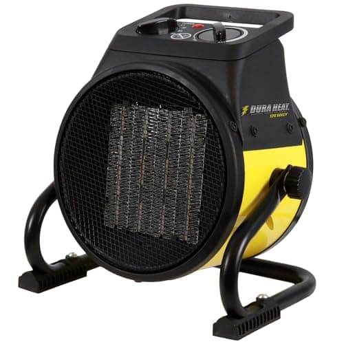 Dura Heat EUH1465 Electric Forced Air Heater with Pivoting Base 5,120 BTU, Yellow