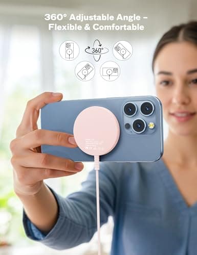 Bohuma Magnetic Wireless Charger: Mag-Safe Charging Pad Fast Charger Pad Dock for Home Office 7