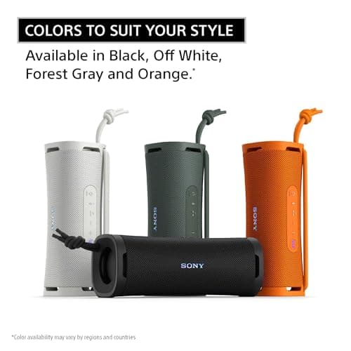 Sony ULT Field 1 Waterproof Portable Bluetooth Speaker, Enhanced Bass, 12h Battery, IP67 Rated Dustproof Shockproof Rustproof, Detachable Strap (SRSULT10B), Black 7