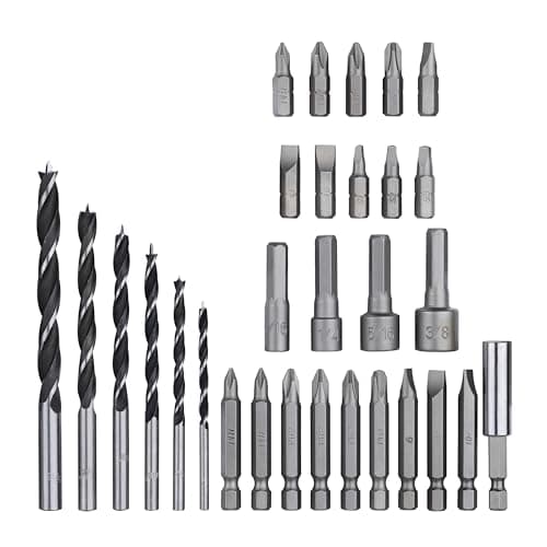 BLACK+DECKER 20V MAX Drill & Home Tool Kit, 34 Piece (BDCD120VA), Orange 10