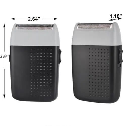 VSTSERIES Corded Electric Foil Shaver,Professional Close Shave Razor,Bald Head Shavers for Men,Barber Shop Fade Style Clipper,Face Stubble Beard Smooth Trimmer,12v Powerful Motor,Only Corded Use 9