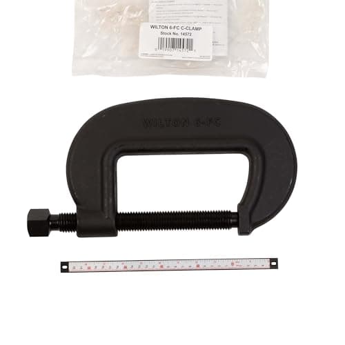 Wilton Brute Force C-Clamp, 6-7/16" Opening, 3-1/2" Throat, 27500 Lbs. Clamping Force (6 F.C.) 2