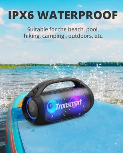 Tronsmart Bang SE Portable Bluetooth Speaker, Colorful LED and 40W Wireless Stereo to Infuse Your Party, Ultra Lightweight Portable Design and IPX6 Waterproof, Suitable for Party/Outdoor/Travel 6