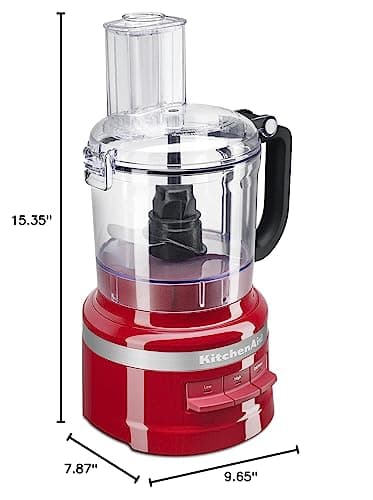 KitchenAid KFP0718ER 7-Cup Food Processor Chop, Puree, Shred and Slice - Empire Red 8