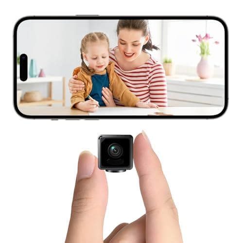 4K Hidden Spy Mini Camera WIFI Wireless Security Camera Small Home Indoor Outdoor Camera Micro Nanny Camera House Security Tiny Camera,Night Vision Motion Detection,For Home Office Car Security Camera
