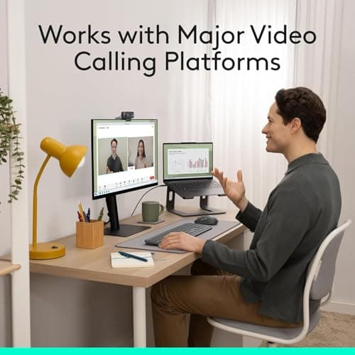 Logitech C920x HD Pro PC Webcam, Full HD 1080p/30fps Video, Clear Audio, HD Light Correction, Works with Microsoft Teams, Google Meet, Zoom, Nintendo Switch 2’s New GameChat Mode, Mac/Tablet- Black 8