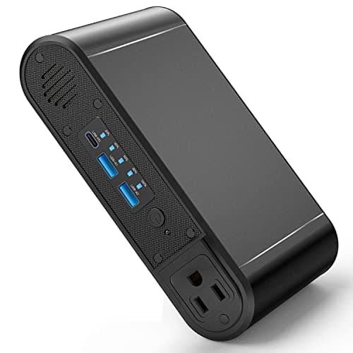 PADJYYUSZ Power Bank with AC 150W,Portable Laptop Charger,31200mAh External Battery for Laptop,PD 65W Type-C,Compatible for Outdoor RV Camping Travel Emergency Backup Home