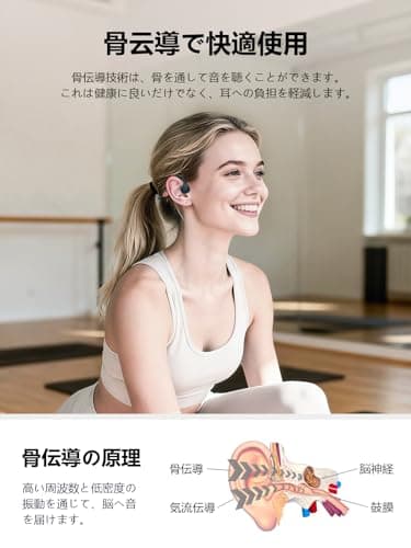 Wireless Earbuds Sport, Bluetooth 5.4 Headphones 2025 Bluetooth Earbuds with 75Hrs Stereo, 4 ENC Mic, Over-Ear Buds with Earhooks Noise Canceling Earphones , IP7 Waterproof Headset for Workout/Running 3