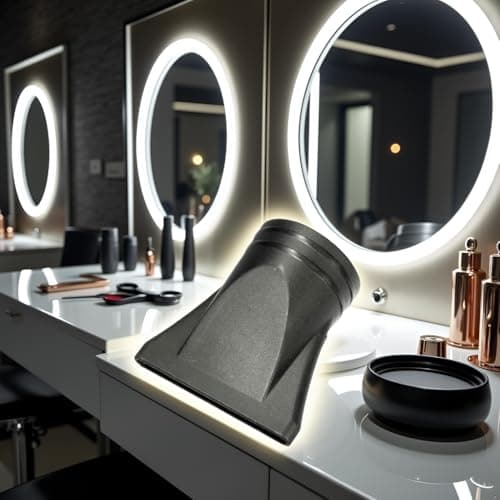 Black Hot Professional Salon Hairdressing Tool Hair Dryer Nozzle Wide Design Useful Convenient Design Styling Tools Hair Dryers Accessories 5