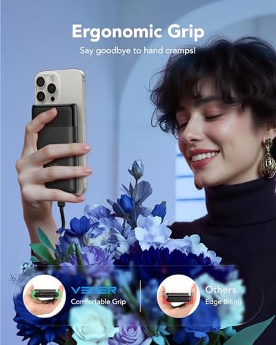 VEGER Portable Charger, Ultra Slim 22.5W Fast Charging with Built in Cable, Flight-Safe 10000mAh USB C Power Bank Battery Pack,Travel Essential Phone Powerbank for iPhone 17 16 Samsung S25 Google etc 9