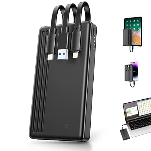 ySky MFi Certified 1TB Portable External Hard Drive for iPhone iPad MacBook Windows Computer USB C Android Phones to Backup,1TB Photo Stick for iPhone17/16/15/14/13((auto Backup)