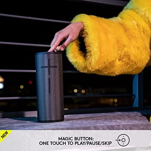 Ultimate Ears Boom 3 Wireless Bluetooth Speaker, Bold Sound + Deep Bass, Bluetooth, Magic Button, Waterproof, 15 Hours Battery, Range of 150 ft, Night Black 6