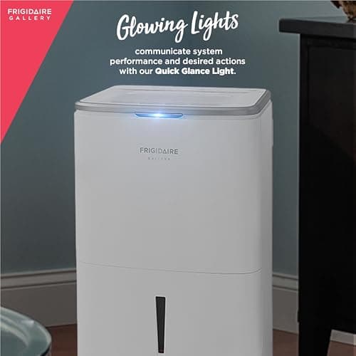 Frigidaire 50-Pint Smart Dehumidifier for Basement, Garage, Attic, 115V, Energy Star Moisture Absorber with Timer, Wi-Fi, App Control and Amazon Alexa & Google Home Compatibility in White 7