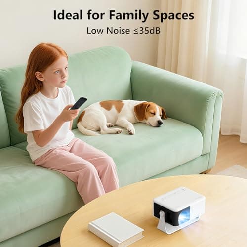 Yoton Mini Projector, Portable Phone small projector 1080P Full HD Supported for iOS/Android/Laptop, Video Projector Y3 Compatible with Fire Stick, HDMI, USB, PS5, Xbox 8