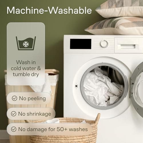 100% Waterproof Queen Mattress Protector - 360 Pad Protection Against Spills, Stains & Accidents for Parents & Pet Owners - Noiseless & Cooling Viscose Made from Bamboo (White) 6