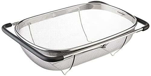 Cuisinart Over-The-Sink Colander, 5.5 Qt,Stainless Steel, 13 x 9 inches