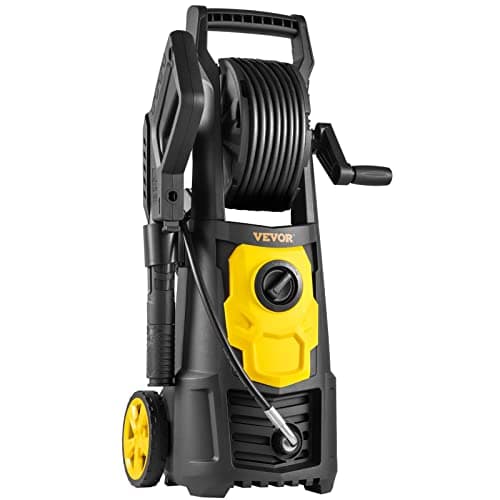VEVOR Electric Pressure Washer, 2000 PSI, Max 1.65 GPM Power Washer w/ 20 ft Hose & Reel, 4 Quick Connect Nozzles, Foam Cannon, Portable to Clean Patios, Cars, Fences, Driveways, ETL Listed 8