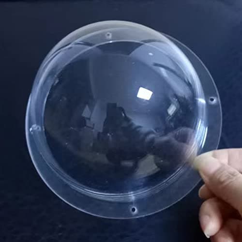 LOTOWELZON 4.72Inch/120mm Acrylic Indoor/Outdoor CCTV Replacement Clear Camera Dome Cover Security Camera Housing Surveillance Camera Cover Pet Dog Fence Window 5