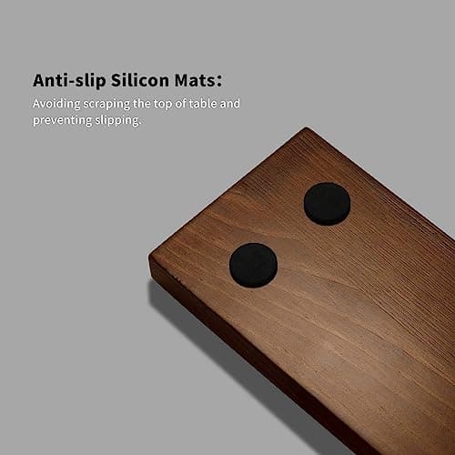 WWW-WOODART Wooden Napkin Holder for Table - Rustic Farmhouse Standing Napkin Holder for Kitchen - Brown 5