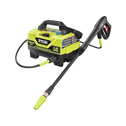 RYOBI 1800 PSI 1.2 GPM Cold Water Corded Electric Pressure Washer (Reed) GREEN