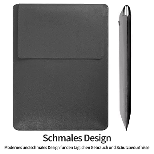 Compatible with Apple 14/13.3 inch Laptop Sleeve, Padded Case, Portable, Compatible with 2022 Pro/2015 Pro/Air (Dark Gray) 5