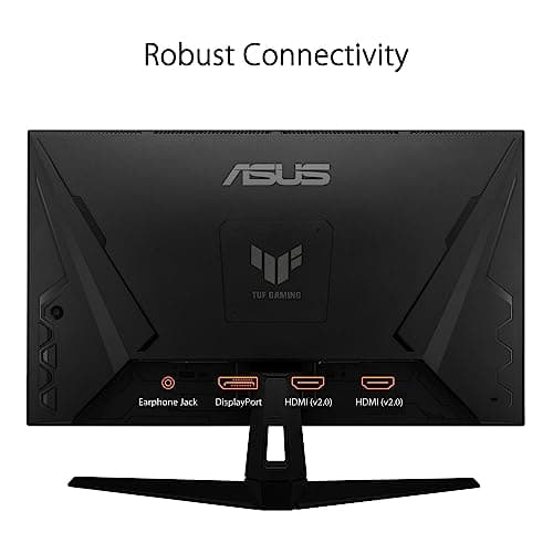 ASUS TUF Gaming 27” 1440P HDR Monitor (VG27AQ3A) – QHD (2560 x 1440), 180Hz, 1ms, Fast IPS, 130% sRGB, Extreme Low Motion Blur Sync, Speakers, Freesync Premium, G-SYNC Compatible, HDMI, DisplayPort 6