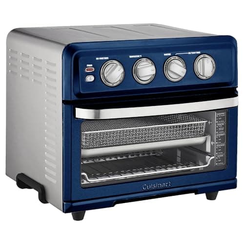 Cuisinart TOA-70NV AirFryer Toaster Oven with Grill, Navy Blue Bundle with 1 YR CPS Enhanced Protection Pack 2