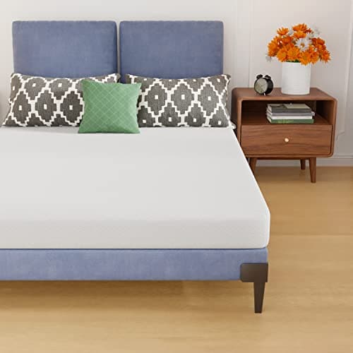 PayLessHere | 5 Inch Full Mattress | Medium Firm Gel Memory Foam Mattress | White | with Washable Zipper Cover | for Pressure-Relieving Cool Sleep | Bed in a Box, CertiPUR-US Certified 7