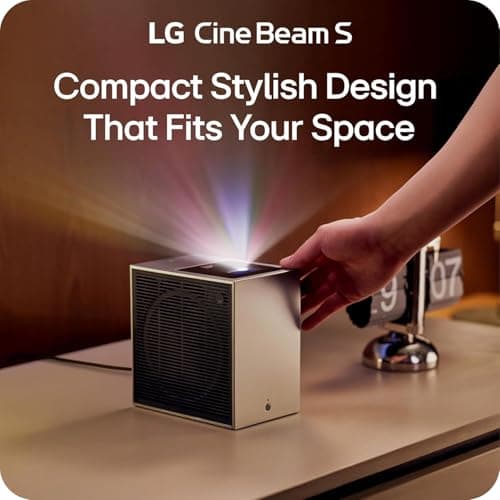 LG CineBeam S | Mini UST (Ultra Short Throw) 4K Projector with Dolby Atmos 11