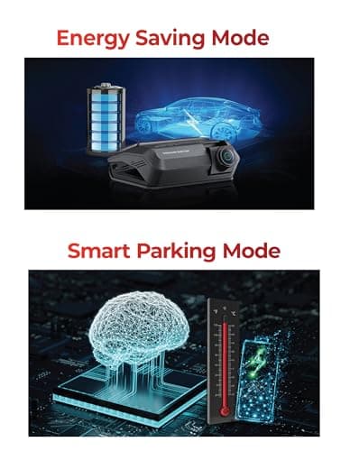 THINKWARE ARC900 2CH 4K HDR Dual Dash Cam Front and Rear - 4K+2K STARVIS 2, Super Night Vision 4.0, Low Power Parking Mode, 3.5" IPS Touchscreen, 5GHz Wi-Fi, GPS (64GB MicroSD & Hardwiring Cable Incl) 6