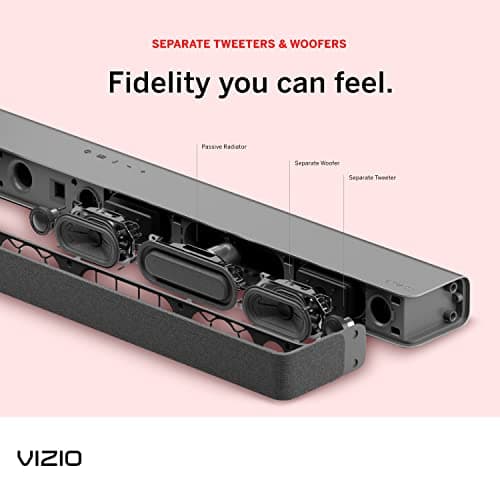 VIZIO M-Series 2.1 Sound Bar with Dolby Atmos and DTS:X, Wireless Subwoofer, M215a-J6 (HDMI)-Black 6