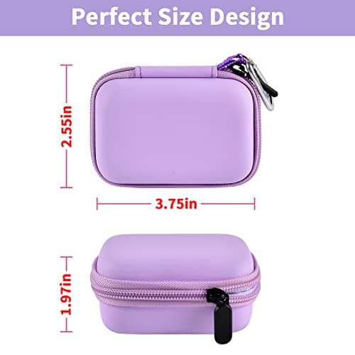Portable Charger Power Bank Case for Swyop/for Feob/for Charmast/for JEJILL/for LanLuk/for VEGER/for iWALK/for Taegila/for Kuulaa and More Small Charging Battery Pack - Bag Only (Purple) 5