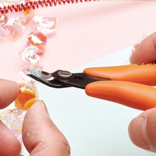 KATA Micro Wire Cutters Pliers: Precision Flush Cutter Tools for Jewelry Making Craft- 5-Inch Small Zip Tie Cutter Nippers - Mini Wire Side Cutting Snips for Electronics, Hobby Plastic Models, Gundam 9