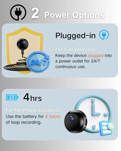 LuminiCam Indoor Camera Wireless 1080P Wi-Fi Camera for Home Security Pet Monitoring, Motion Detection & Night Vision Nanny Cam Pet Cameras,SD & Cloud Storage 5