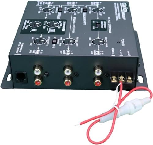 Clarion Mobile Electronics Mcd360 3 Way 6 Channel Electronic Crossover with Subwoofer Control 6