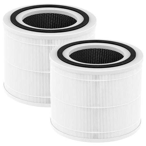 240 HEPA Replacement Filter Compatible with Puro 240 Air Purifier, 3 in 1 Grade Filtration HEPA 14 with Activated Carbon for 99.97% Air Pollutants Home Room, 240 Replacement HP-14 Filter, 2 Pack 8