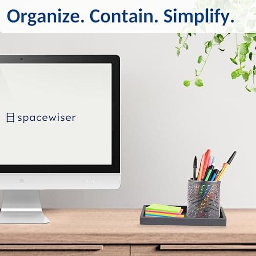 Spacewiser Countertop and Vanity Tray - Small 7.7" Silicone Tray for Soap Dispenser Bottles, Bathroom Trays, Kitchen Sink Soap Trays, Sink Caddy Kitchen Sinks Organizer, Soaps Dish & Sponge Holder Mat 9