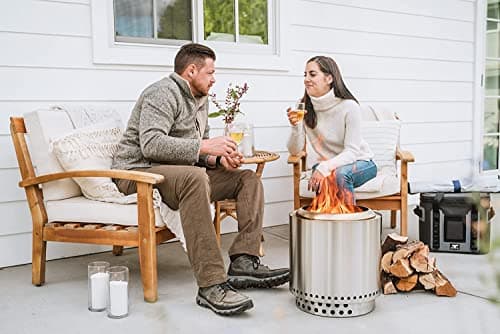 Solo Stove Ranger 2.0 with Stand - 15 Inch Smokeless Portable Fire Pit - Lightweight Outdoor Fireplace with Removable Ash Pan, Stainless Steel, Carry Case Included, Ideal for 2-4 People, 16.5 lbs 9