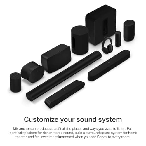Sonos Beam Gen 2 - Black - Soundbar with Dolby Atmos 8