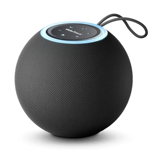VidaTeco 30W Wireless Bluetooth Speaker with 360° Stereo Deep Bass, IPX5 Waterproof Outdoor Bluetooth Speaker, 14H Playtime, TWS Pairing for Home, Pool, Beach, Camping (Black)