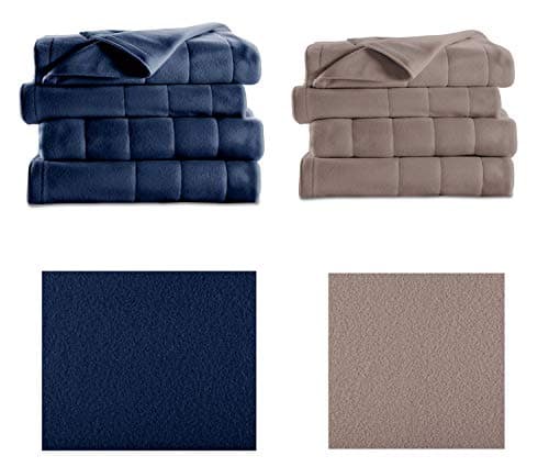 Royal Ultra Fleece Heated Electric Blanket Queen Size, 90" x 84", 12 Heat Settings, 12-Hour Selectable Auto Shut-Off, Fast Heating, Machine Washable, Warm and Cozy, Mushroom 5