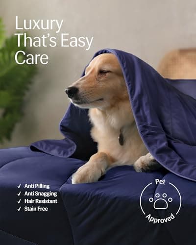 REST® Evercool® Cooling Comforter, Twin/Twin XL, Blanket for Hot Sleepers, All Season Bedding to Keep Cool for Night Sweats, Breathable Lightweight Blanket, 68"x90" Inches, Midnight Blue 8