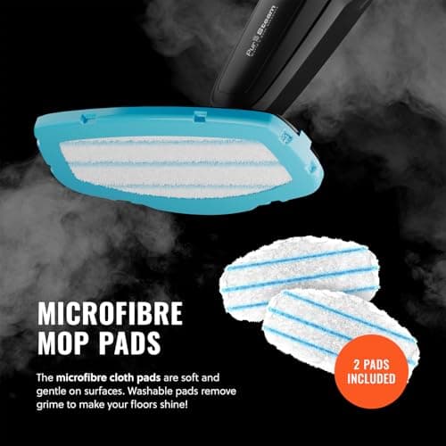 PurSteam Professional Steam Mop | Multi-Surface Floor Cleaner for Hardwood, Tile, Laminate & Carpet | Fast Heating, Lightweight & Chemical-Free Cleaning 9