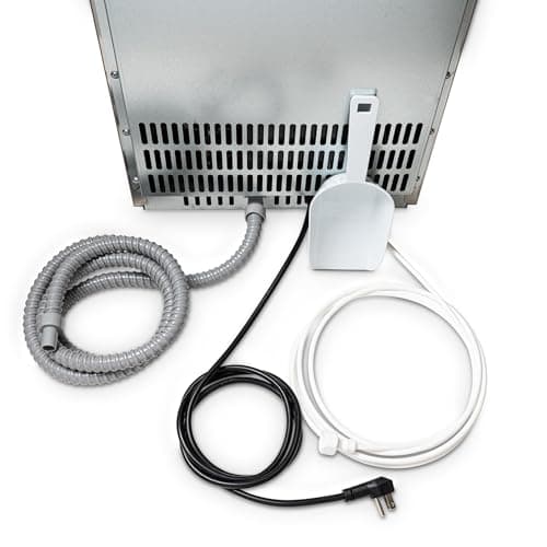 Newair 15" Undercounter Nugget Ice Maker, Pebble Ice Maker Producing 66 lbs. Daily, Built-in or Freestanding in Stainless Steel, Sonic Ice Makers for Home, Bar, Restaurant 18