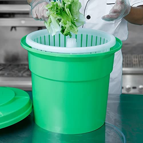 Wutfly 5 Gallon Large Commercial Manual Salad Spinner/Dryer 6