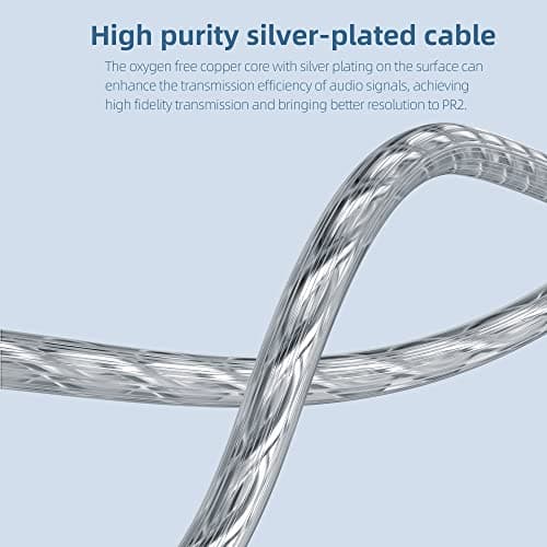 KZ x HBB PR2 in Ear Monitor Earphone,13.2mm Planar Magnetic Driver in-Ear Wired Headphones HiFi IEM Earphones with Detachable 2pins Cable for Musicians (Matte Black, with mic) 6