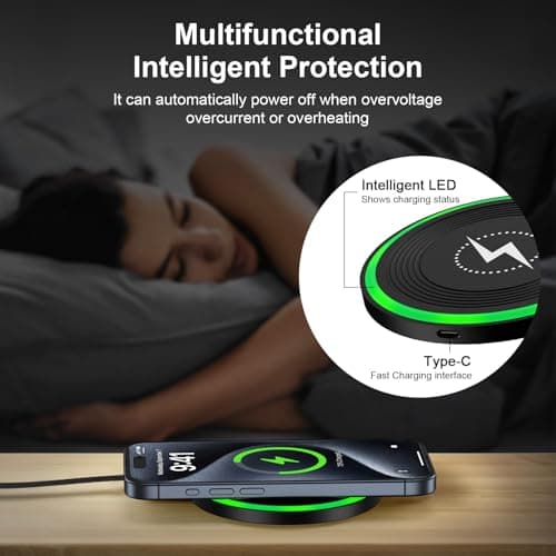 Wireless Charger Fast Charging Pad for 6