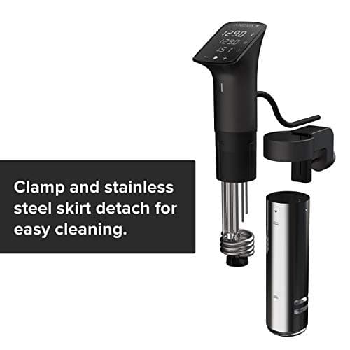 Anova Culinary Sous Vide Precision Cooker Pro, 1200 Watts, Black and Silver 7