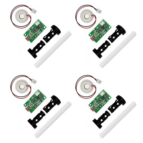 SazkJere 4Pcs USB Humidifieration Atomization Disc Micro Interface Atomization Drive Circuit Board DC 5V for DIY Home